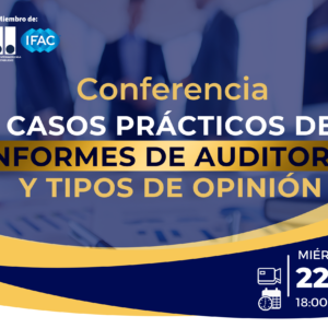 conferencia "casos prácticos de informes de auditoría y tipos de opinión"