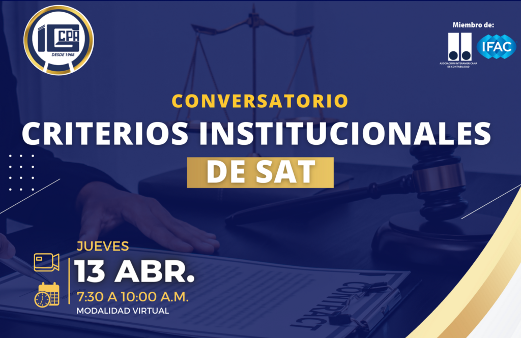 conversatorio "criterios institucionales de sat"