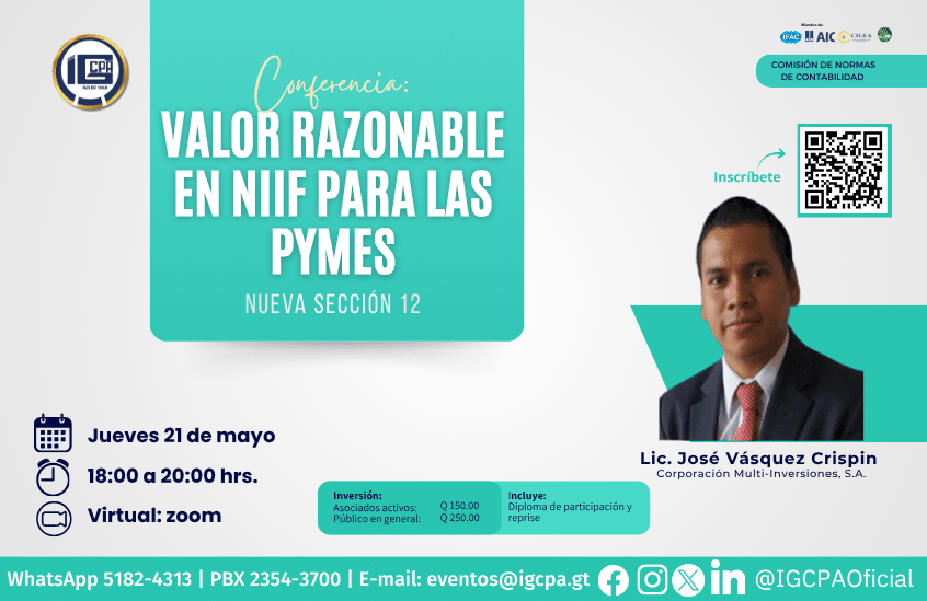 conferencia: valor razonable en niif para las pymes – nueva sección 12
