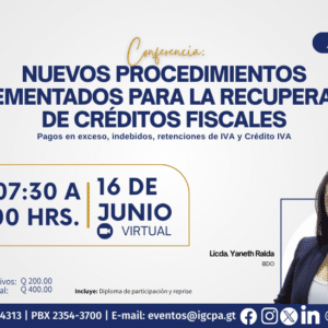 conferencia: nuevos procedimientos implementados para la recuperación de créditos fiscales