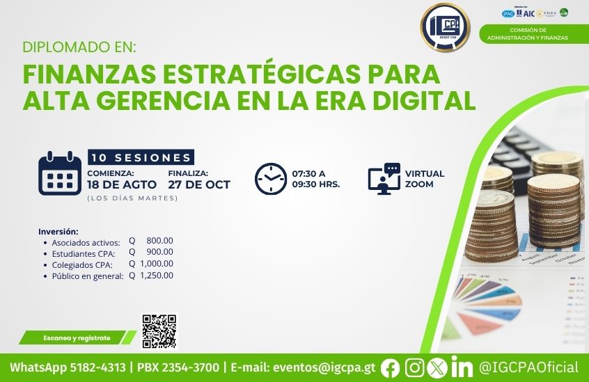 diplomado en finanzas estratégicas para alta gerencia en la era digital