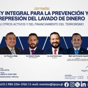 jornada: ley integral para la prevención y represión del lavado de dinero, otros activos y del financiamiento del terrorismo.