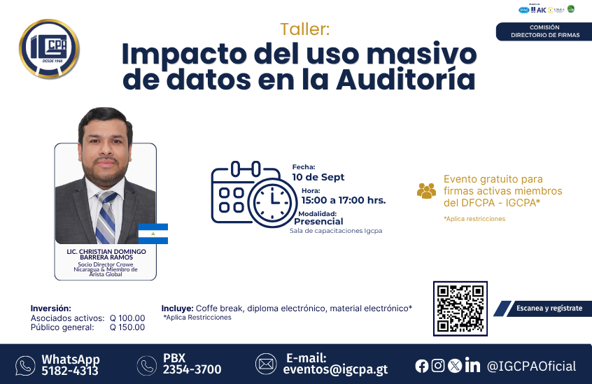 taller: impacto del uso masivo de datos de la auditoría