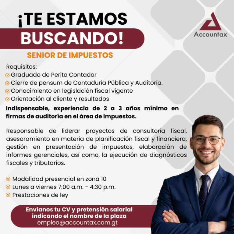 senior de impuestos